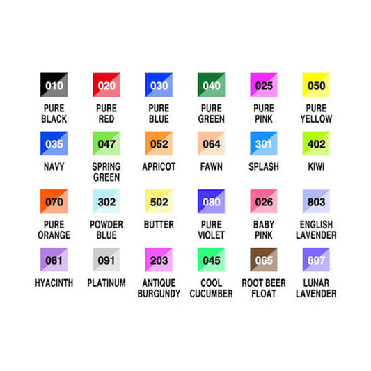 Kuretake Zig Brushables Brush Marker Pen  - 24 Colours image 2