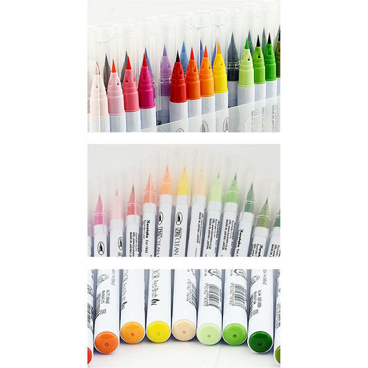 Kuretake Zig Clean Colour Real Watercolour Brush Pen - Blue Colour Range image 2